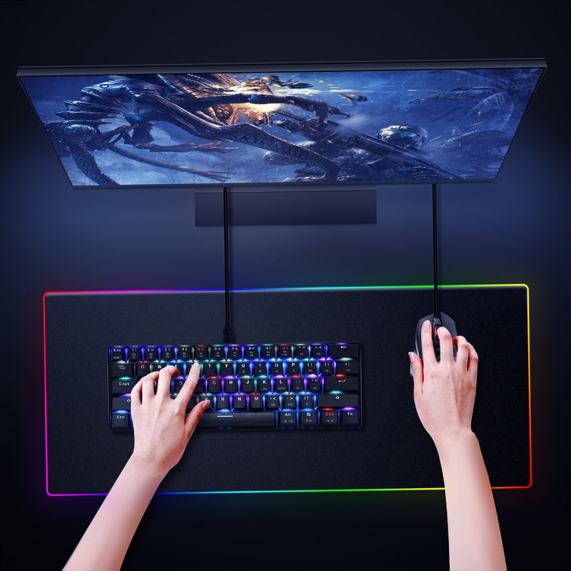 MOTOSPEED CK61 RGB Mechanical Gaming Keyboard OUTMU Red Switches Keyboard