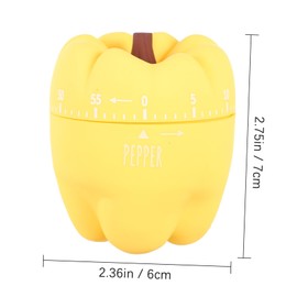 MAGICLULU 1 PC Simulated Pepper Timer Cartoon Kitchen Timer for Cooking Fun Adorable Design Household Management Tool