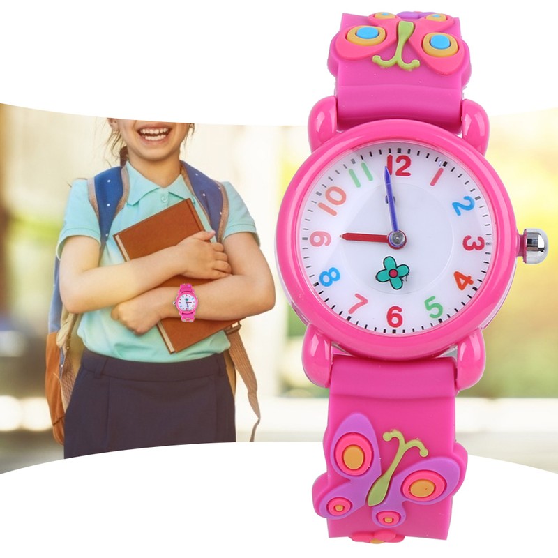 Waterproof Kid Cartoon Watch Cute Exquisite Pattern Children Wrist Watch