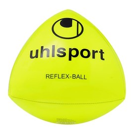 uhlsport Football Reflex Ball, Special Training Ball for Goalkeepers and Football Players, Exercise Ball for Training Reflexes and Reactions, Package Includes 1 Ball, Yellow/Black