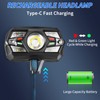 1Pack Headlamp Rechargeable, Head Lamps LED Rechargeable, LED Headlight with