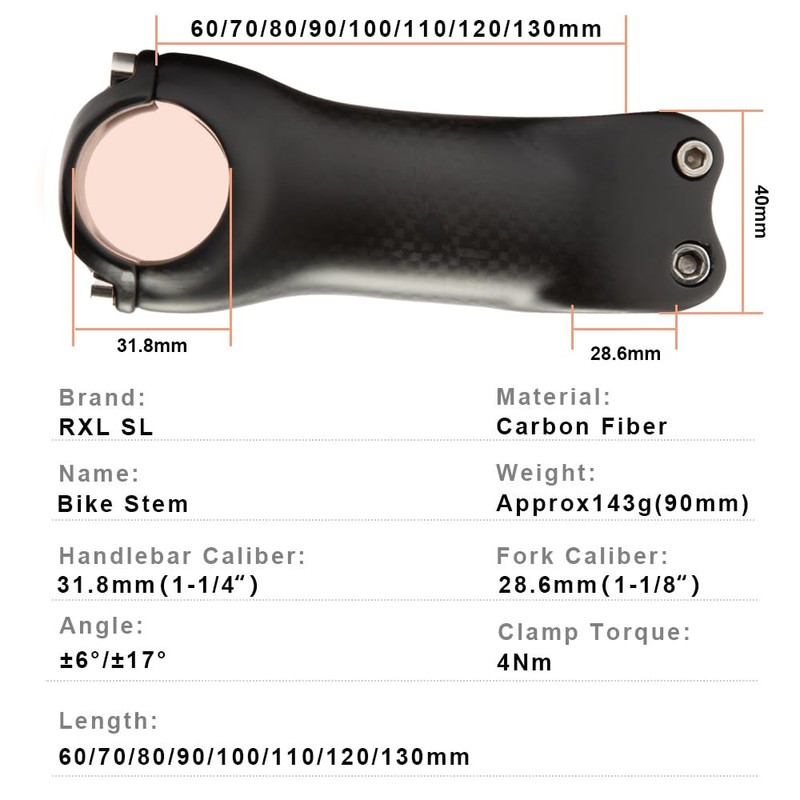 RXL SL Downhill Bike Stem Road Bike Stem Bicycle Stems