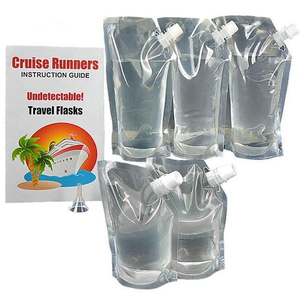 Cruise Runners - Hidden Flask Kit Plastic Rum Runners for