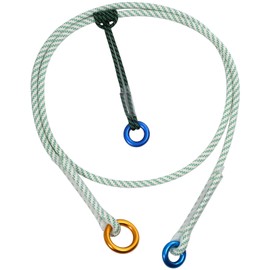 12mm Heavy Duty Prusik Climbing Rope & Cord Set - 30kN Main Rope + 8kN Friction Cord, Zero-Slip Grip, 100% Polyester for Rock Climbing, Arborist & Rescue, 90cm/120cm/250cm (250CM)