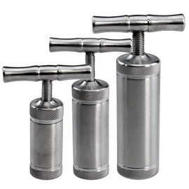 Black Leaf - T-Press - Stainless Steel Pollen Press in Three Sizes (M)