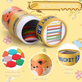 Kaisibum Montessori Toy from 3 Years, Sorting Game, Motor Skills Toy, Plug-In Game, Montessori Toddler Toy, Educational Toy, Gift for Baby Toddlers