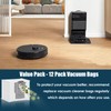 12 Pack Dust bags Compatible with Roborock Q5+, Q5 Max+