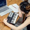 Btuty Mini 25-Key Midi Keyboard Controller With 8 Velocity-Sensitive Drum