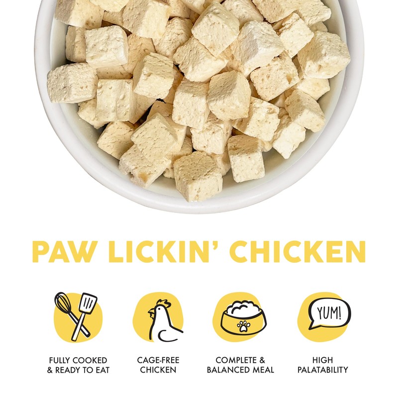 Weruva Cat Freeze Dried, Paw Lickin' Chicken with Chicken Breast,