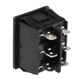 1839.1407, Marquardt Board Mount Rocker Switch, 2-Pin Toggle Switch (On) / Off (On), 6 A 22 mm x 30 mm, IP 40
