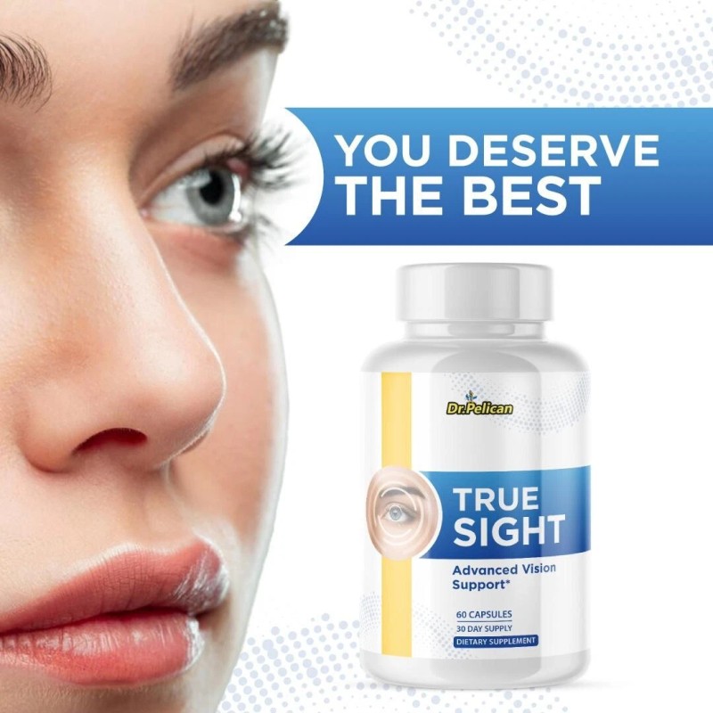 Pelican Vitamins True Sight- Eye Support- 12 Bottles- 720 Capsules