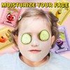 AOAZXBB 7 PCS Kids Face Mask Spa Party Fruit Face