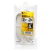 Sanwa Supply TAP-EX2105 Power Extension Cord 16.4 ft (5 m),