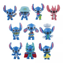 Lilo Y Stitch Set De 10 Figuras