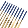 10Pcs Set 4x160mm Mini Titanium Plated Diamonds Needle File Kit