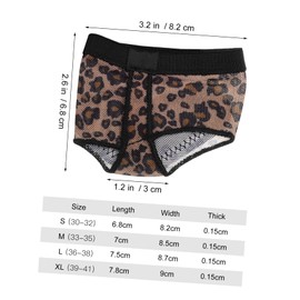 TOVINANNA Professional Leopard Dance Toe Pads Padded Forefoot Support Breathable Dance Socks for Foot Care S for Women Men Durable Toe Separating Design