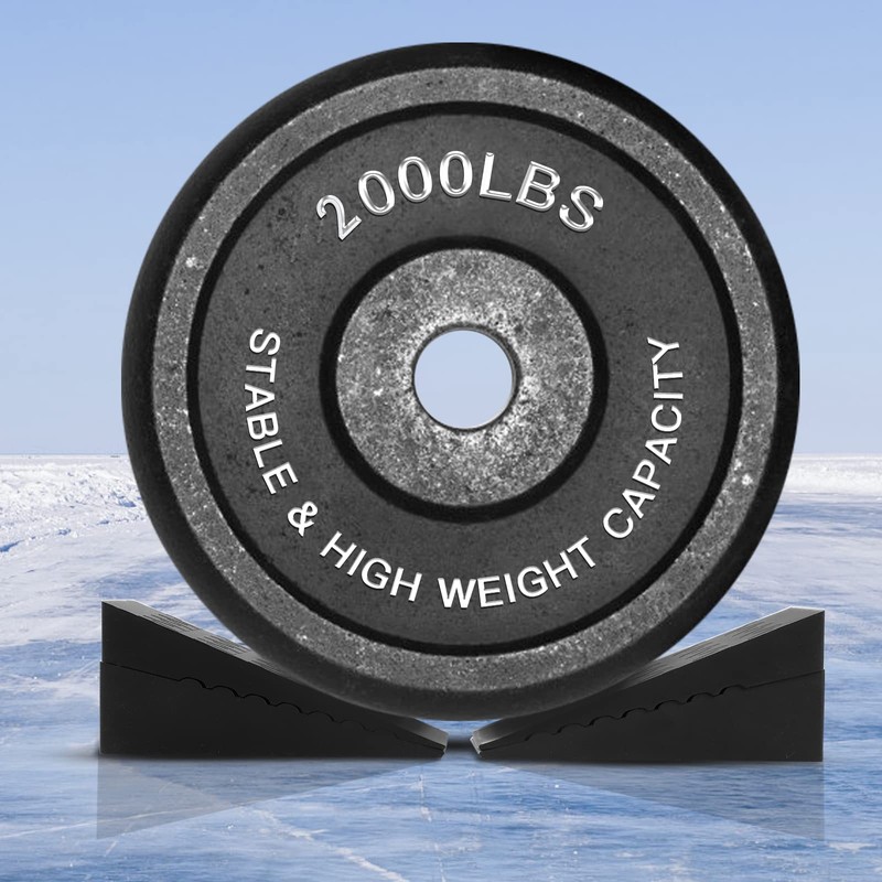 Squat Wedge for Heel Elevated Squats: Adjustable Rubber 4Pcs Calf
