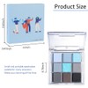 CAKAILA 9 Colors Blue Grey Highly Pigmented Colorful Eyeshadow Palette,Matte