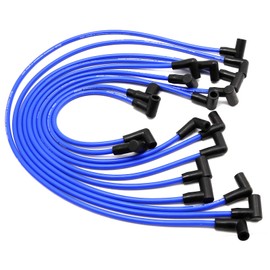 UOIENRT Ignition Tune Up Kit Blue Spark Plug Wires Set Replacement for Mercruiser V8 5.0 5.7 Thunderbolt, 84-816608Q61 805759Q3