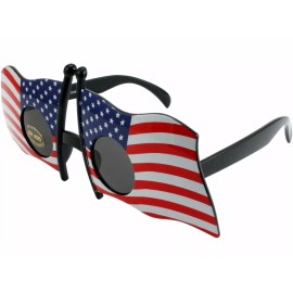 Party Club of America USA Flag Sunglass Red White Blue Independence Day Shades Patriotic 4th July