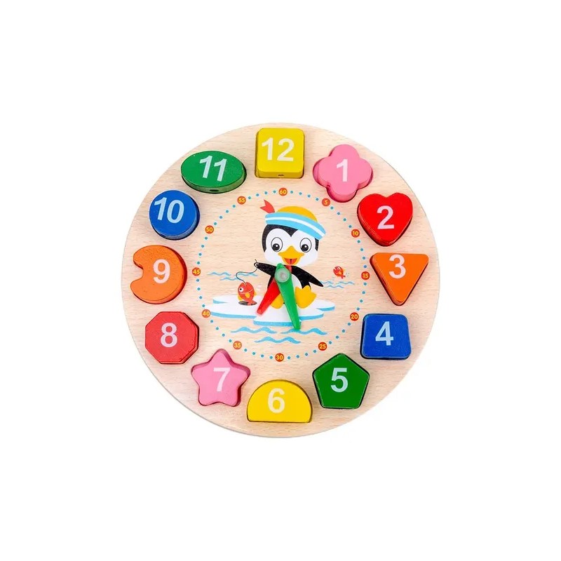 Set 11pzs Juego Didactico Montessori Tablero Madera Niños
