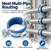 Round Pipe Clamp for PPR PVC Tubes – Secure Suspension