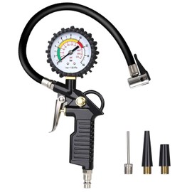 Oikabio Car Tire Pressure Gauge 220PSI Tire Inflator with Pressure Gauge, Air Compressor for Bicycles