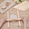 UNICRAFTALE Total 12Pcs Ceramic Clay Pottery Tool Kits Wood Linen