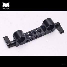 DEVMO Lightweight LWS Rod Clamp Railblock w/ 1/4" Thread for 15mm Rod Rail SupportCG RED and Other 15mm DSLR Camera Rig