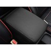 Beerte Central Console Armrest Box Fit for Honda CRV 2014 2015 2016 Cover Car Armrest Cover Auto Center Console Pad(Black with Black Stitches)