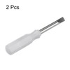 HARFINGTON 2Pcs SL3.0 Mini Slotted Screwdriver 3mm Magnetic Flat Head