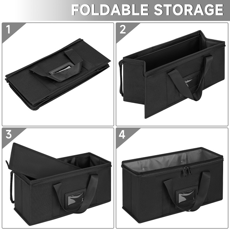 AKOZLIN 4-Pack CD Storage Box CD Case Holder with Transparent