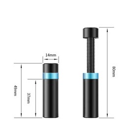 Uyubao Graphics Card Holder, GPU Holder, Graphics Card Holder, Video Card Holder, Aluminium, M (50 mm - 80 mm)