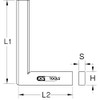 KS Tools 300.0200 Square DIN 875/1, 100mm