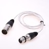 GAGACOCC 1Meter 4Pin XLR Male to 4Pin XLR Female Balanced