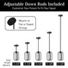 Ultralux Jaiya Integrated LED Mini Pendant Light - Adjustable Height,