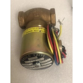 J D GOULD M-3V 3/8 F NPT BRONZE SOLENOID VALVE 120/240 V 60 CYL 3/8  5-125 M PSI