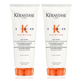 New Kerastase DOUBLE Nutritive Lait Vital High Nutrition Ultra-Light Conditioner With Niacinamide For Dry, Fine To Medium Hair 200ml