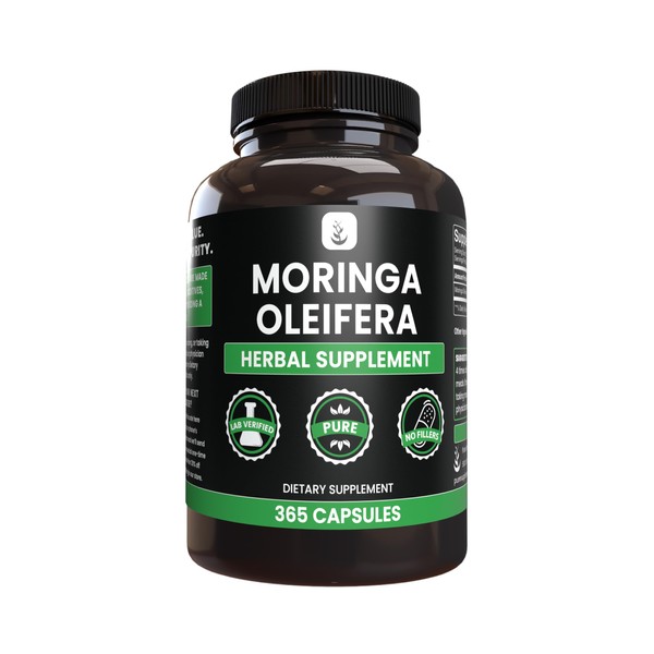 PURE ORIGINAL INGREDIENTS Pure Original Ingredients Moringa (365 Capsules) No