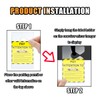 GLSOWEE Clear Parking Permit Holder, Car Rear View Mirror Document