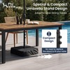 PHI VILLA 15ft Large Patio Umbrellas with Base, Outdoor Double-Sided