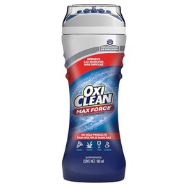 OxiClean Quitamanchas en Gel Max Force 183 ml. Remueve las Manchas más Difíciles: Grasa, Pasto, Vino y Sangre con un Solo Producto. Con Aplicador de Precisión. Seguro para Ropa Blanca y de Color