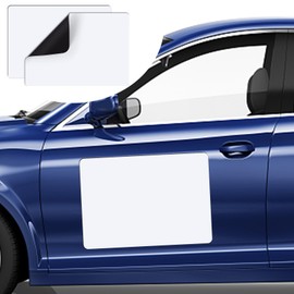 DIYMAG 2Pcs Blank Car Magnets,24x17 Inch Car Door Magnets Set Signs Rounded Corners Flexible Magnetic Bumper Sticker to Advertise Cover Logo Prevent Cars Scratches Dents