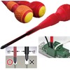 VESSEL BALL GRIP VDE Screwdriver (Insulated) Pozidrive/Flat 5-Piece Set