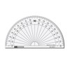 EAI Education 4" Protractor: Clear - Set of 10