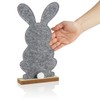 com-four® 4 x Decorative Stands for Easter, Cute Felt Easter