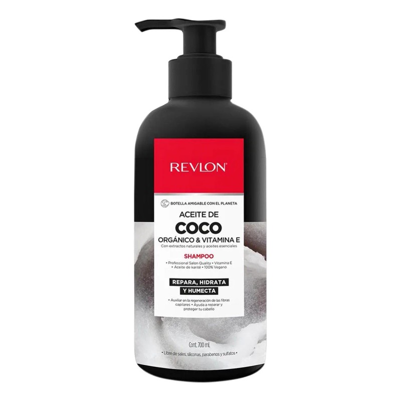 Shampoo De Aceite De Coco Revlon Con Vitamina E 700