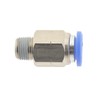 IQS Straight Plug Fitting NPT 1/16 Inch - 5/32 Inch