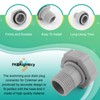 2 PCS Swimming Pool Drain Fitting Connects Replacement for Coleman