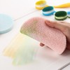 BAOFALI 4 Pcs/Set Stamp Scrubber,Stamp Cleaning Sponge,Ink Removing Tool for